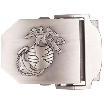 MFH USMC катарама за колан, сребърна, метал, около 4 cm