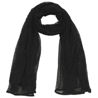MFH Мрежест шал, черен, приблизително 190 x 90 cm