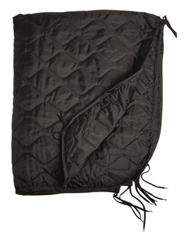 Mil-Tec Вложка за одеяло пончо, черна, 210 x 150 см
