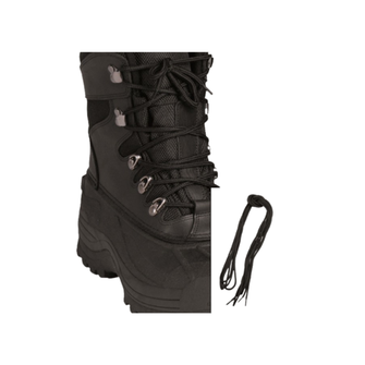 Mil-Tec PE Връзки за обувки, черни, 140 см