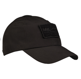 Mil-Tec Софтшел бейзболна шапка за зимата, черна