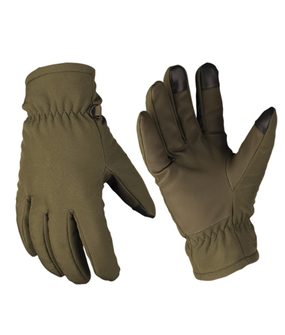 Mil-Tec Софтшел Thinsulate™ ръкавици, маслиненозелени