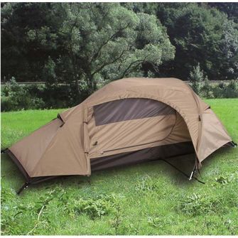 MIL-TEC Палатка Reccom за 1 човек, койот, 240 x 135 x 85 см