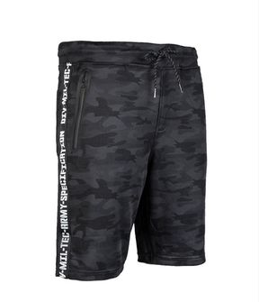 Mil-tec Training мъжки къси спортни панталони, тъмен камуфлаж