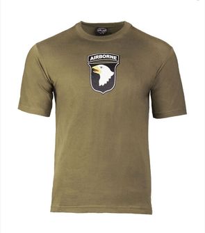 Mil-tec Тениска Airborne, маслиненозелена, 145 г/м2