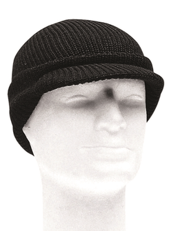 Mil-tec US плетена шапка с козирка, черна