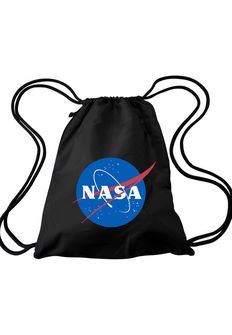 NASA спортна раница за фитнес, черна
