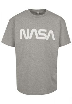NASA Мъжка тениска Heavy Oversized, сива