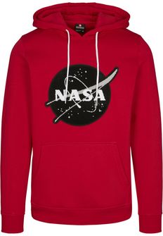 Мъжка блуза с качулка NASA Southpole Insignia Logo, червена