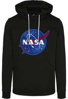 Мъжка блуза с качулка NASA Southpole Insignia Logo, черна