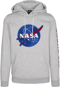 Мъжка блуза с качулка NASA Southpole Insignia Logo, сива