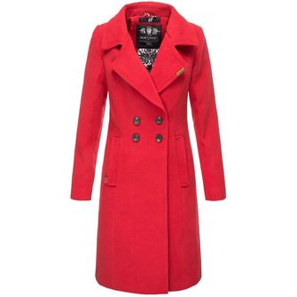 Navahoo WOOLY дамско зимно палто, червено
