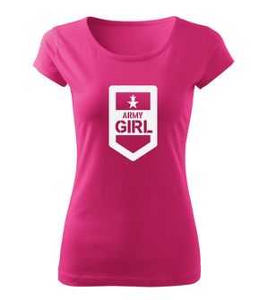 DRAGOWA дамска тениска, Army Girl, розова, 150г/м2