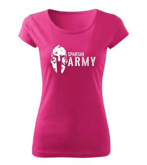DRAGOWA дамска тениска, Spartan Army, розова, 150г/м2