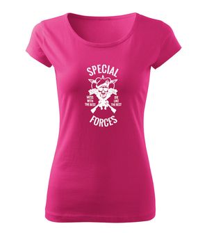 DRAGOWA дамска тениска, Spartan Forces, розова, 150г/м2