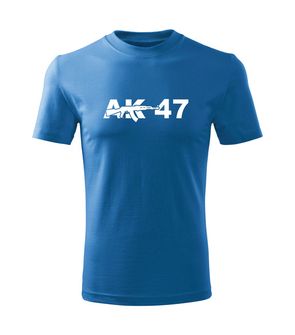 DRAGOWA детска тениска с къс ръкав AK47, синя