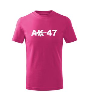 DRAGOWA детска тениска с къс ръкав AK47, розова