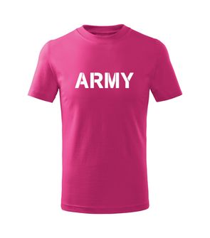 DRAGOWA детска тениска с къс ръкав Army, розова