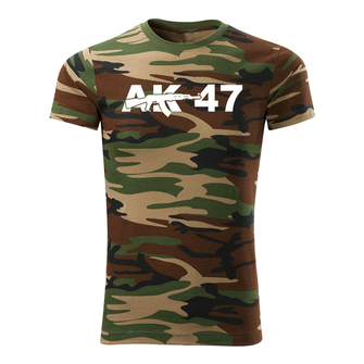 DRAGOWA Тениска с къс ръкав AK47, камуфлаж, 160 г/м2
