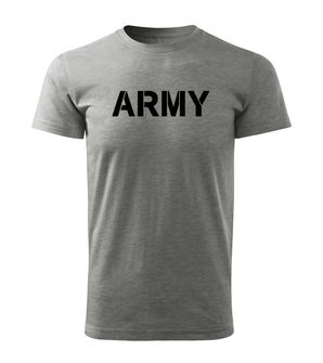 DRAGOWA Тениска с къс ръкав Army, сива, 160 г/м2