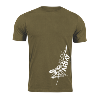 DRAGOWA Тениска с къс ръкав Spartan Army Myles, маслиненозелена, 160 г/м2