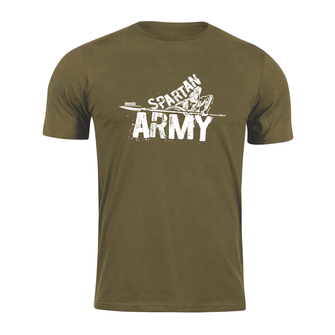 DRAGOWA Тениска с къс ръкав Spartan Army Nabis, маслиненозелена, 160 г/м2