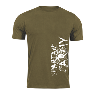 DRAGOWA Тениска с къс ръкав Spartan Army War, маслиненозелена, 160 г/м2