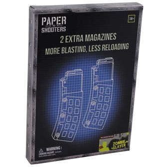 Комплект сгъваеми пистолети Paper Shooters Zombie Magazine, 2 опаковки