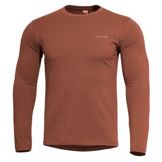 Pentagon Ageron 2.0 Тениска с дълъг ръкав, maroon red