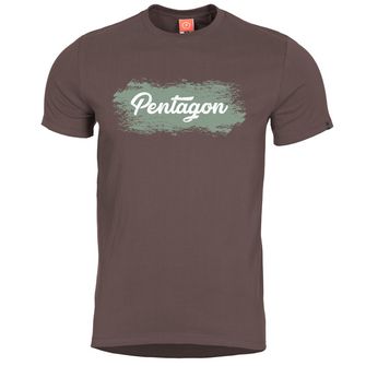 Pentagon Grunge Тениска, кафява