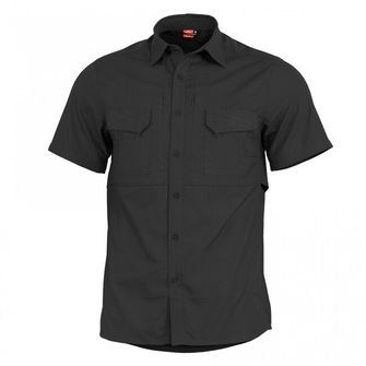 Pentagon Plato риза с къс ръкав, черна