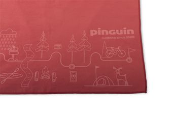 Карта за кърпа Pinguin Micro 40 x 40 cm, червена