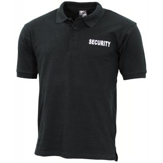 MFH Поло риза Security с къс ръкав, черна