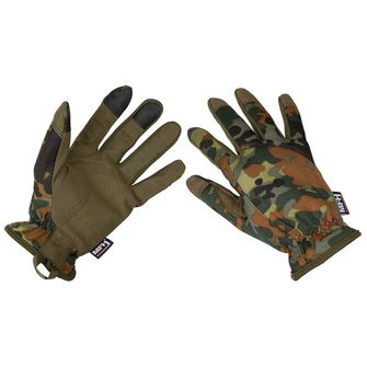 MFH Професионални ръкавици Олекотени, BW камуфлаж