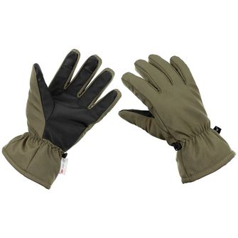MFH Ръкавици от софтшел с изолация 3M™ Thinsulate™, OD зелени