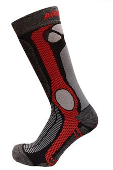Чорапи SherpaX/ApasoX Marmolada груби червени