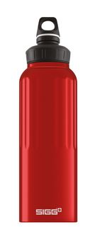 SIGG WMB Алуминиева бутилка за пиене 1,5 л червена