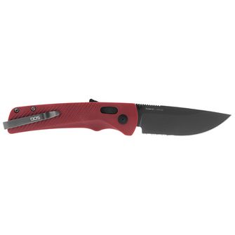 Нож за затваряне SOG Flash AT - Garnet Red - Част Serr