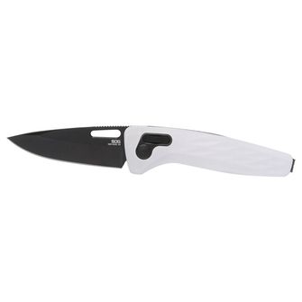 Нож за затваряне SOG ONE-ZERO XR - White AL & Black Chrome
