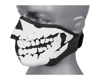 TM неопренова маска 3D череп - черна