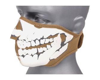 TM неопренова маска 3D череп - кафяв койот
