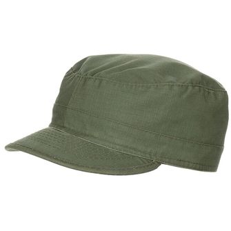 MFH Американска полева шапка BDU Рип стоп, зелена, измита с камъни