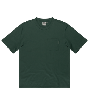 Vintage Industries Сива тениска с джоб, сиво-зелена