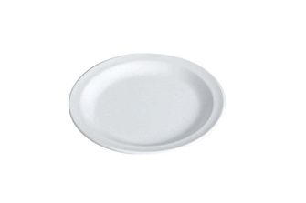 Плоска чиния от меламин на Waca с диаметър 23,5 cm, бяла