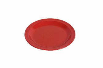 Плоска чиния от меламин на Waca с диаметър 23,5 cm червена