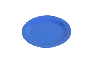 Плоска чиния от меламин на Waca с диаметър 23,5 cm, синя