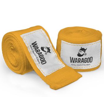WARAGOD Боксови превръзки 2,5 м жълти