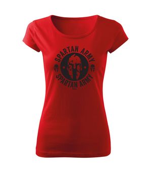 DRAGOWA дамска тениска с къс ръкав, Архелай, червена, 150г/м2