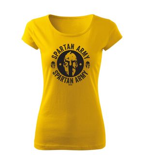 DRAGOWA дамска тениска с къс ръкав, Архелай, жълта, 150г/м2