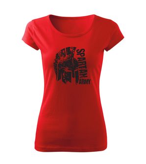 DRAGOWA дамска тениска с къс ръкав, Леонид, червена, 150г/м2